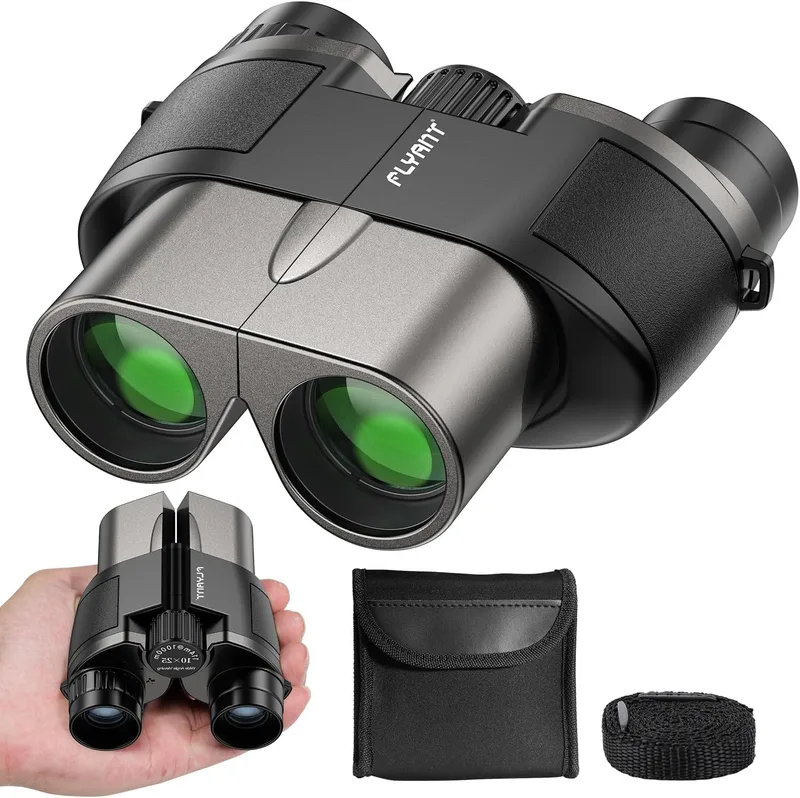 FLYANT ▫️ Binóculos compactos 12x25 para crianças e adultos, ideais para observação de aves, teatro e concertos, caça e eventos desportivos