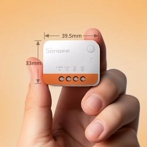 SONOFF ▫️ ZBMINIL2 Interruptor Inteligente Zigbee, sem neutro, mini-módulo de relé para iluminação, controlo de 2 vias, compatível com Alexa e Google Home, requer um hub Zigbee 5