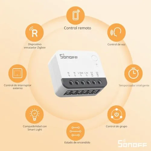 SONOFF ▫️ ZBMINIR2 Interruptor Zigbee, Conjunto de 2, Sem neutro 5