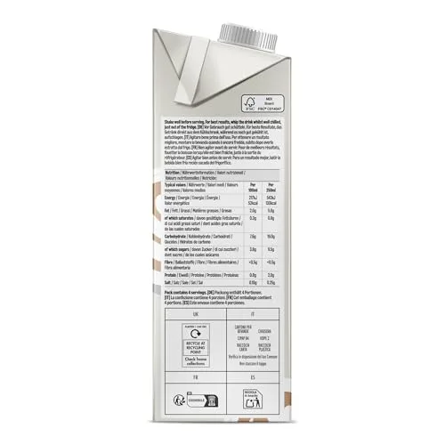 by Amazon ▫️ da Amazon Oat Barista, 6 x 1 L 6