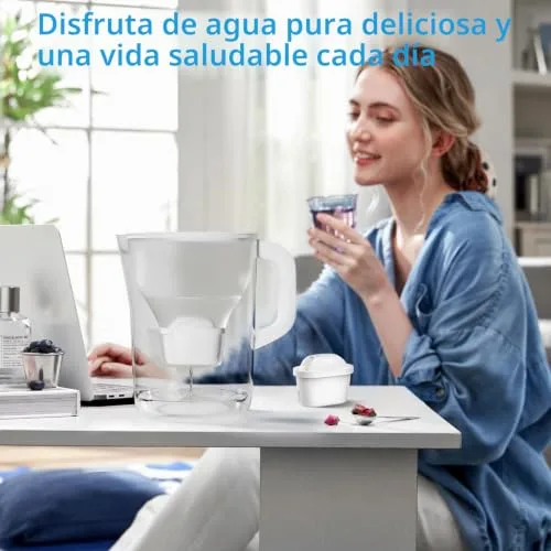 BREOILUTLE ▫️ Cartuchos de filtro de água compatíveis com o fervedor Brita Marella, filtro de água de substituição para Brita Maxtra+ Plus, Maxtra Pro e All-in-1, reduz as impurezas (8, clássico) 2