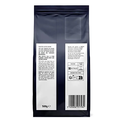 by Amazon ▫️ da Amazon - Café em grão natural Caffè Intenso, torra clara, com cafeína, 500 g, (embalagem de 4), certificado pela Rainforest Alliance 2