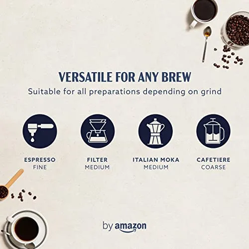 by Amazon ▫️ da Amazon - Café em grão natural Caffè Intenso, torra clara, com cafeína, 500 g, (embalagem de 4), certificado pela Rainforest Alliance 5