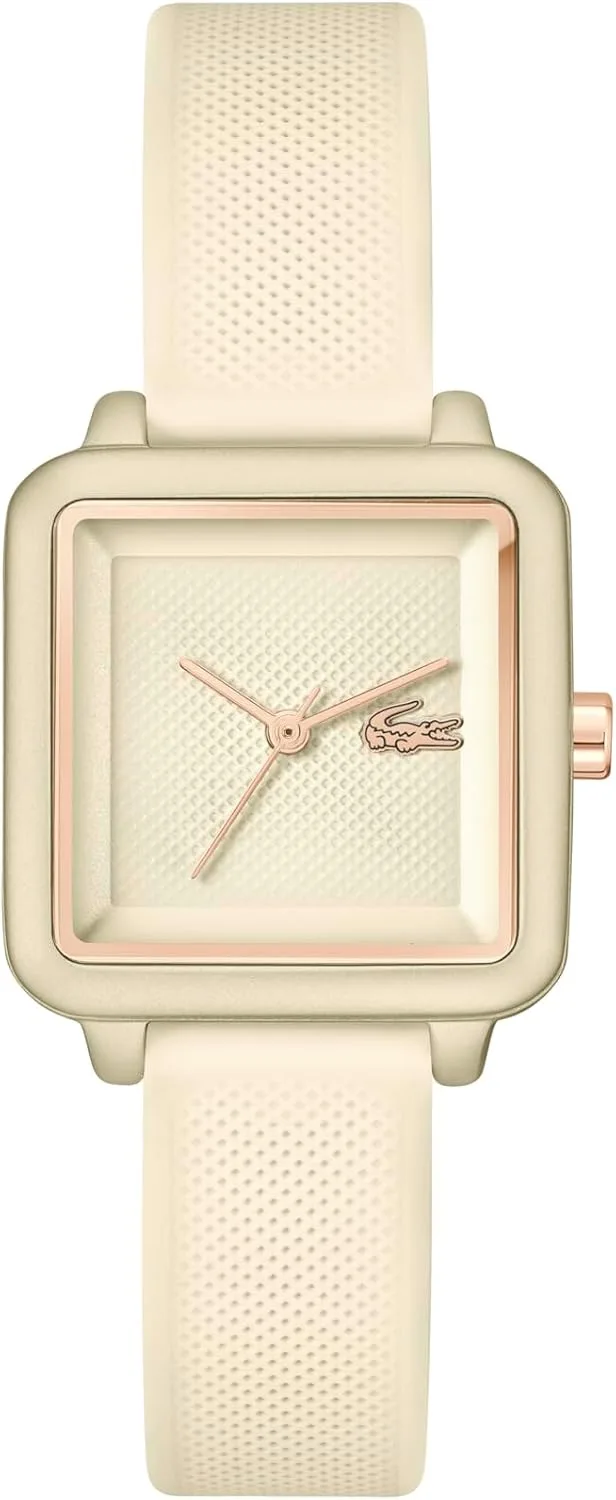 Lacoste ▫️ Relógio com movimento de quartzo e três ponteiros para mulher, da coleção 12.12 Flow, com bracelete em silicone