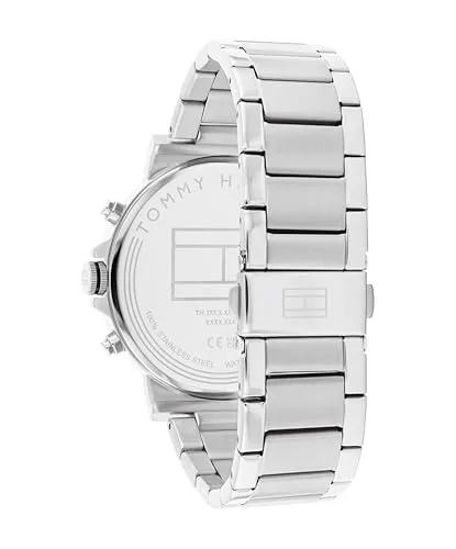 Tommy Hilfiger ▫️ Relógio analógico multifunções de quartzo para homem, com bracelete em aço inoxidável ou couro 3