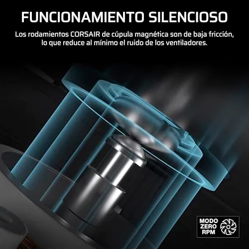 Corsair ▫️ NAUTILUS 240 RS ARGB – Sistema de arrefecimento líquido para CPU – AIO de 240 mm – Ligação direta à placa-mãe – Intel LGA 1851/1700, AMD AM5/AM4 – 2 ventoinhas RS120 ARGB incluídas – Preto 6