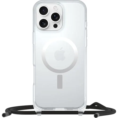 Otterbox ▫️ Capa React Necklace MagSafe para iPhone 16 Pro MAX, Transparente 2