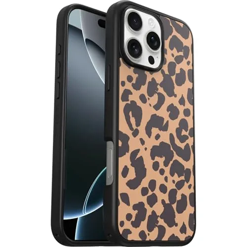 Otterbox ▫️ Capa Symmetry MagSafe, para iPhone 16 Pro MAX, com padrão animal 3