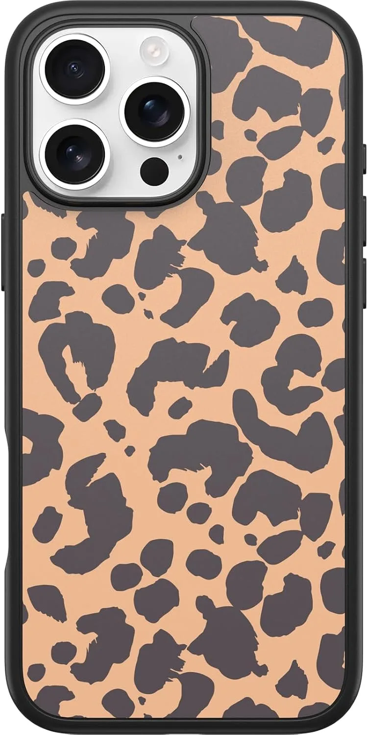 Otterbox ▫️ Capa Symmetry MagSafe, para iPhone 16 Pro MAX, com padrão animal