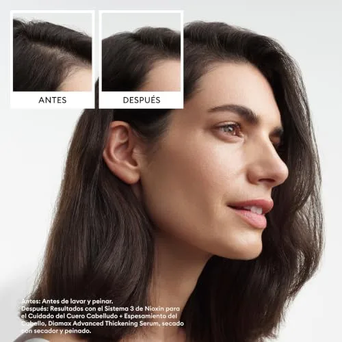 NIOXIN ▫️ Sistema 3 - Soro densificador sem enxaguamento para cabelo pintado e danificado com enfraquecimento ligeiro - Com biotina e niacinamida (100 ml) 6