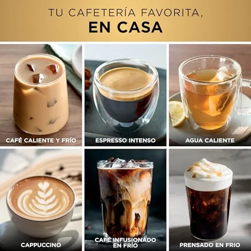 Ninja ▫️ Luxe Pro, Máquina de café 3 em 1, com moedor e bocal para espumar leite, Prateada 4