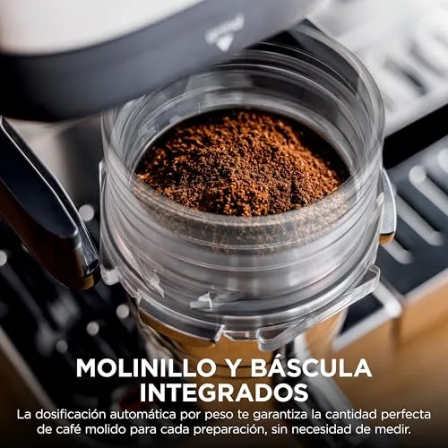 Ninja ▫️ Luxe Premier, Máquina de café 3 em 1, com moedor e bocal para espumar leite, Prateada 3
