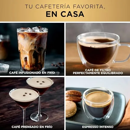 Ninja ▫️ Luxe Premier, Máquina de café 3 em 1, com moedor e bocal para espumar leite, Prateada 4