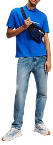 KARL LAGERFELD JEANS ▫️ Calças de ganga Karl Lagerfeld para homem, corte afunilado 4