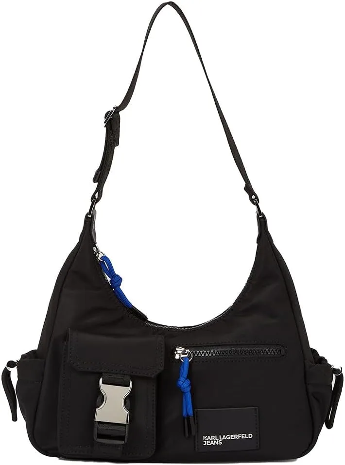 Karl Lagerfeld Jeans Damen Utility Nylon Shoulder Bag Bolsa