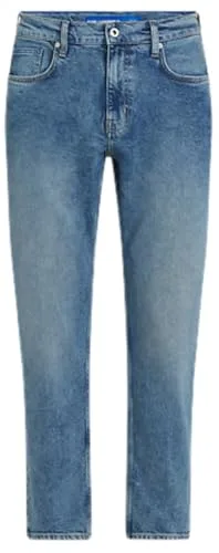 KARL LAGERFELD JEANS ▫️ Calças de ganga Karl Lagerfeld para homem, corte afunilado 5