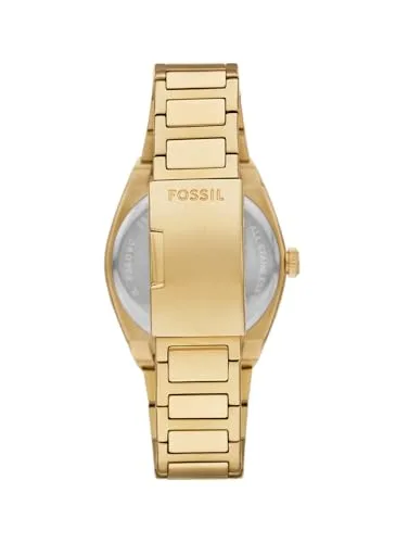 Fossil ▫️ Relógio Everett para homem, movimento de quartzo com data, três ponteiros e bracelete em pele ou aço 3