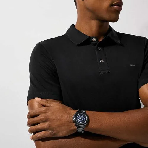 Michael Kors ▫️ Relógio Sage para homem, movimento cronógrafo de quartzo de 44 mm com bracelete em aço inoxidável 2