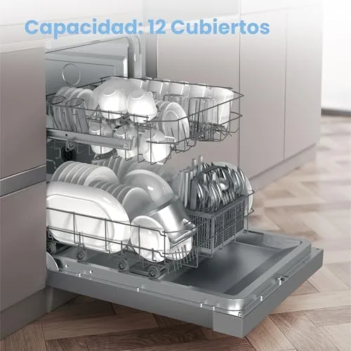 Comfee ▫️ ' CDWPF1201PS Máquina de lavar louça independente, 60 cm, 12 talheres, 47 dB 5