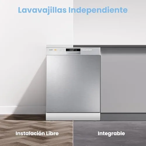 Comfee ▫️ ' CDWPF1201PS Máquina de lavar louça independente, 60 cm, 12 talheres, 47 dB 6