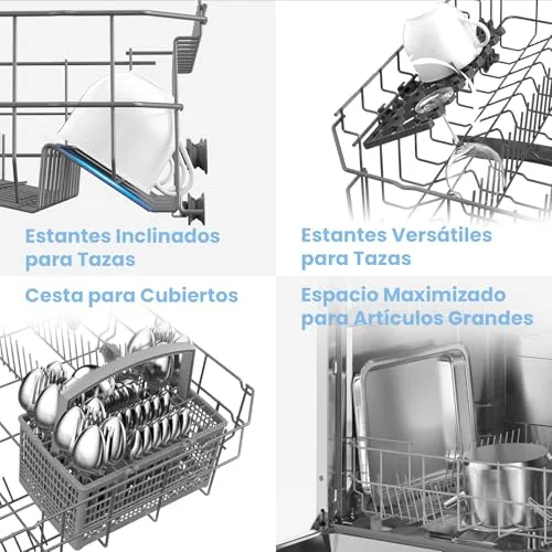 Comfee ▫️ ' CDWPF1201PS Máquina de lavar louça independente, 60 cm, 12 talheres, 47 dB 7