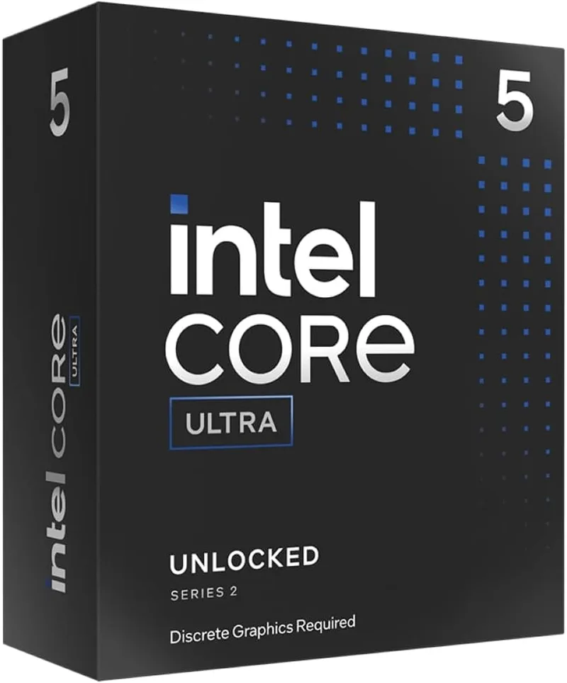 Intel ▫️ Processador ® Core™ Ultra 5 para desktop 245KF 14 núcleos (6 núcleos P + 8 núcleos E) até 5,2 GHz
