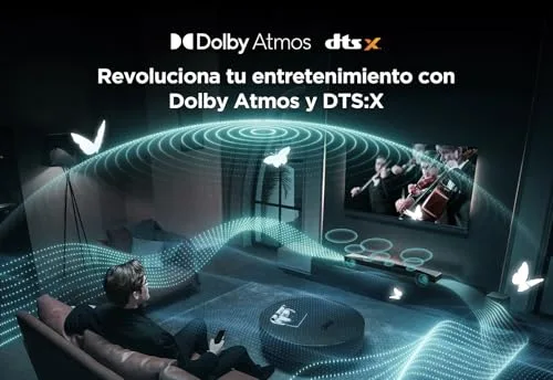 TCL ▫️ Q75H Barra de Som 5.1.2, 620 W, Subwoofer Sem Fios, Dolby Atmos, DTS Virtual:X, Ray Danz, HDMI eARC, AirPlay 2, Bluetooth 5.3, Tutti Choral 7
