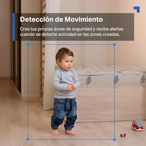 Tapo ▫️ C201 - Câmara de vigilância Wi-Fi para interior, 1080p, 360°, visão noturna, preta 7