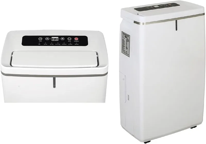 VoltShine ▫️ Desumidificador de 20 litros com temporizador, controlo da humidade, baixo ruído, ideal para prevenir o bolor e melhorar a qualidade do ar.