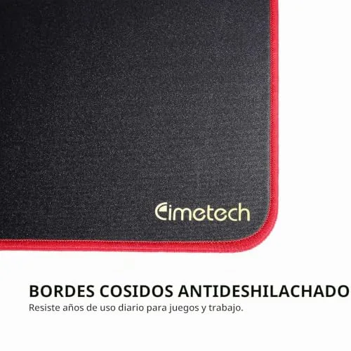 cimetech ▫️ Tapete de rato espesso para rato sem fios, base em borracha antiderrapante, tapete grande e impermeável para rato de computador com bordas cosidas, para jogos, portáteis e computadores de secretária 31,5×11,8 4