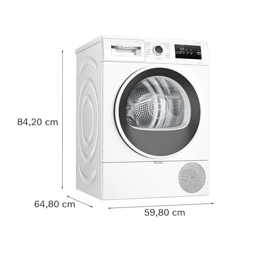 Balay ▫️ Bosch - Secadora com bomba de calor, 8 kg, AutoDry, antivibração, branca, WTR83200ES 2