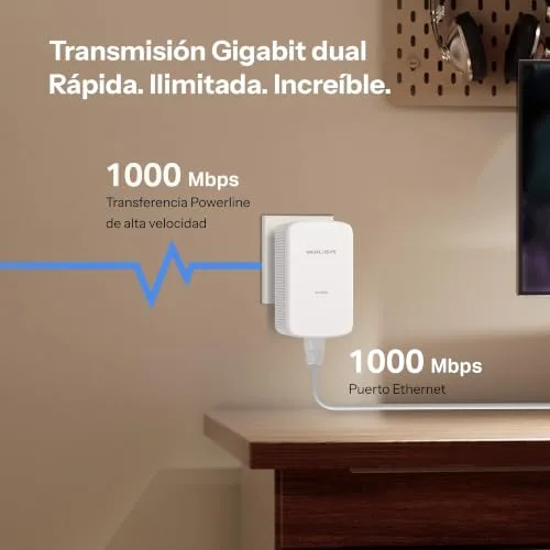 MERCUSYS ▫️ Kit MP500 - Powerline AV1000, Plug & Play, streaming 4K e jogos 7