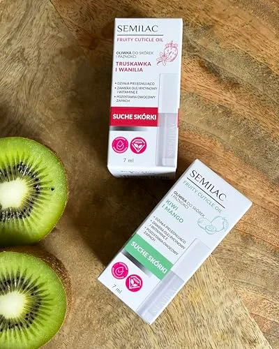 Semilac ▫️ Óleo para unhas Morango e Baunilha 7 ml hidratação profunda 3