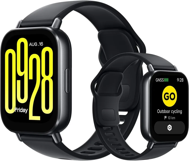 XIAOMI ▫️ Redmi Watch 5 Active, Chamadas Bluetooth, Ecrã LCD de 2 polegadas, Monitor de frequência cardíaca, 140 modos desportivos, até 18 dias de autonomia, Preto
