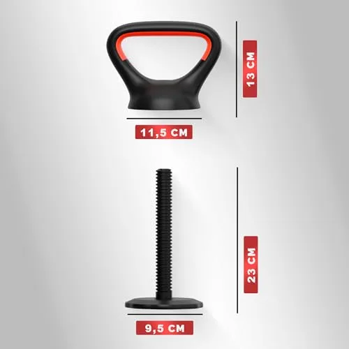 JUPPLIES ▫️ Conjunto de halteres ajustáveis 2 em 1 | 10 kg, 20 kg, 35 kg 5