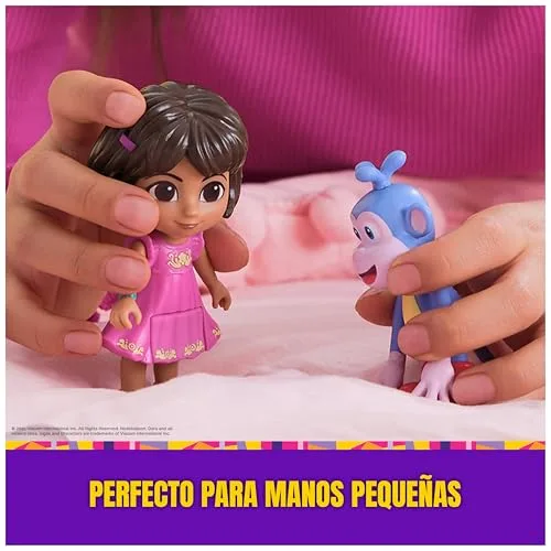 DORA ▫️ A EXPLORADORA - Conjunto «Amigos Fantásticos », 7 bonecos: Botas, Tico, Isa e o Trio Festa - 6073738 - Brinquedos para meninas a partir dos 3 anos - Presente para meninas a partir dos 3 anos - Jogos infantis 6