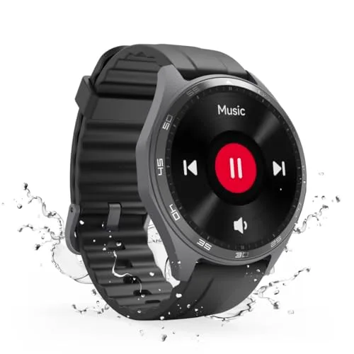 Hama ▫️ Relógio inteligente de 1,43" (Smartwatch resistente à água IP68, GPS, análise do sono, frequência cardíaca, monitorização de até 100 atividades, ecrã tátil) Azul 5