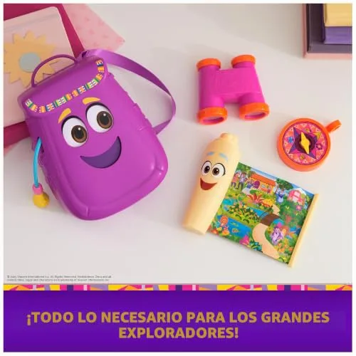 DORA ▫️ a Exploradora – Jogo de Papéis «The Explorer» MyAdvBackpack, Multicolorido (Spin Master 6071799) 3