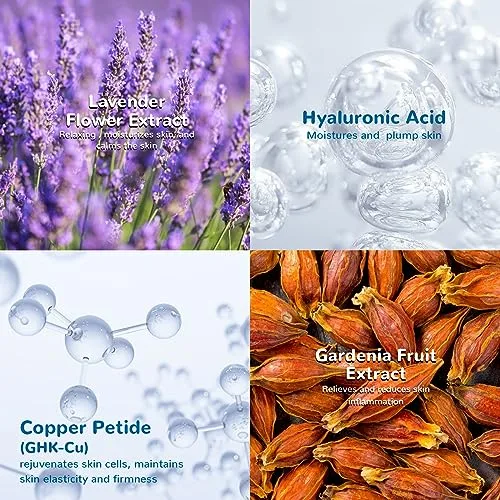 ANAI RUI ▫️ ANAiRUi Soro de Peptídeos de Cobre para o Rosto - Soro Facial Antienvelhecimento GHK-Cu com Ácido Hialurónico, 30 ml 4