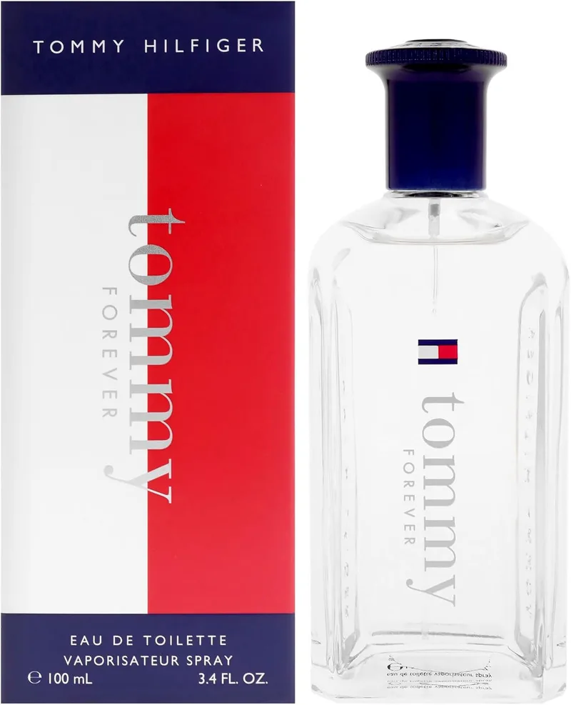 Tommy Hilfiger ▫️ Tommy Forever Eau de Toilette 100 ml - Perfume para homem - Fragrância aromática amadeirada Fougère - Notas cítricas e amadeiradas - Frasco de vidro transparente