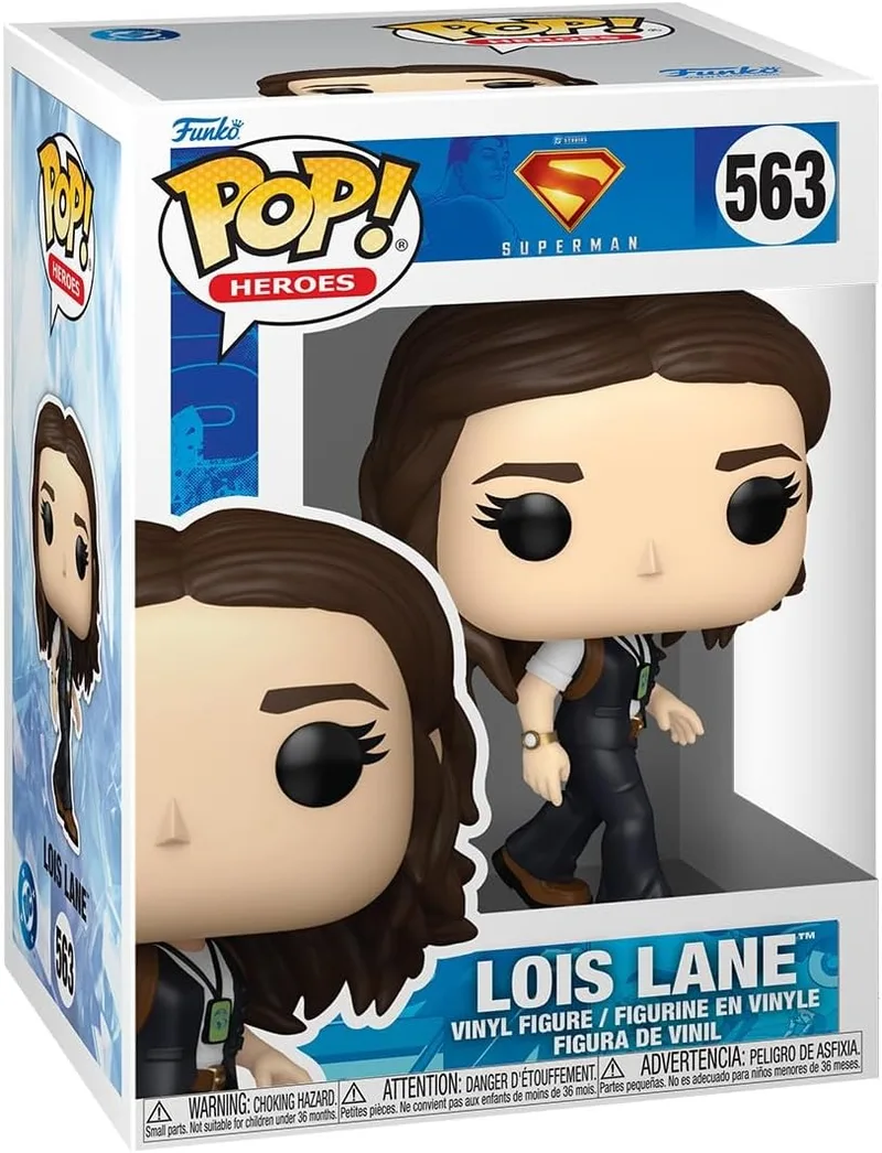 Funko ▫️ Pop! DC: Superman 2025 - Lois Lane - Figura de Vinil Colecionável - Ideia para Prenda - Mercadoria Oficial - Brinquedos para Adultos e Crianças - Fãs de Cinema