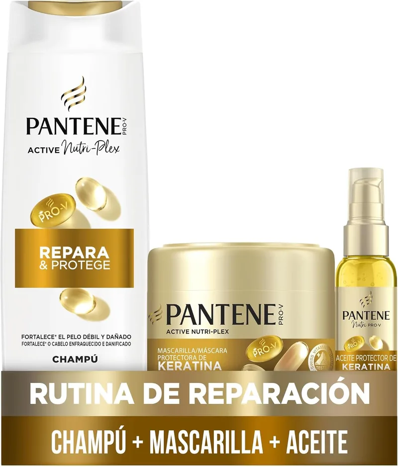 Pantene ▫️ Pro-V Repara e Protege: Champô + Máscara e Óleo Protetores