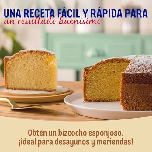 Dr. Oetker ▫️ Bolo Caseiro, Embalagem de 8 unidades de 340 g, Sabor Fresco e Natural, Inclui um saquinho de açúcar em pó, com um toque de baunilha, para pastelaria e confeitaria, preparação fácil e rápida 4