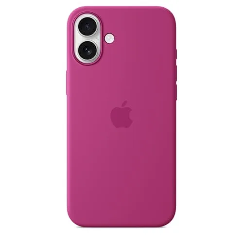 Apple ▫️ Capa de silicone com MagSafe para o iPhone 16 Plus - Fúcsia ​​​​​​​ 4