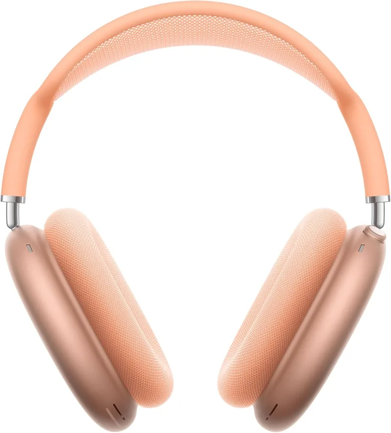Apple ▫️ AirPods MAX: Auscultadores sem fios com arnês, com cancelamento ativo de ruído de nível profissional, modo de som ambiente, áudio espacial personalizado, carregamento por USB-C, cor laranja