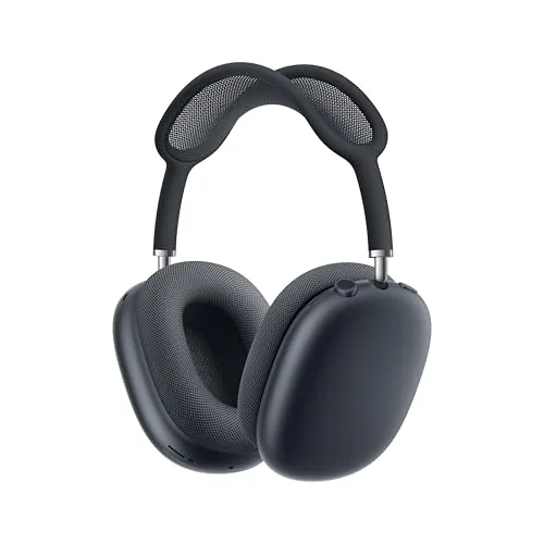 Apple ▫️ AirPods MAX: Auscultadores sem fios com arnês, com cancelamento ativo de ruído de nível profissional, modo de som ambiente, áudio espacial personalizado, carregamento por USB-C, cor Meia-Noite 2