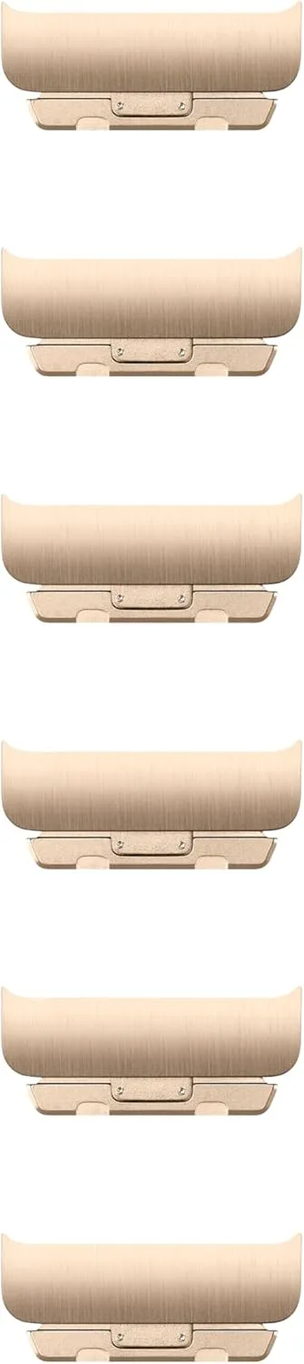 Apple ▫️ Watch Band - Kit de braceletes com elos dourados de 46 mm