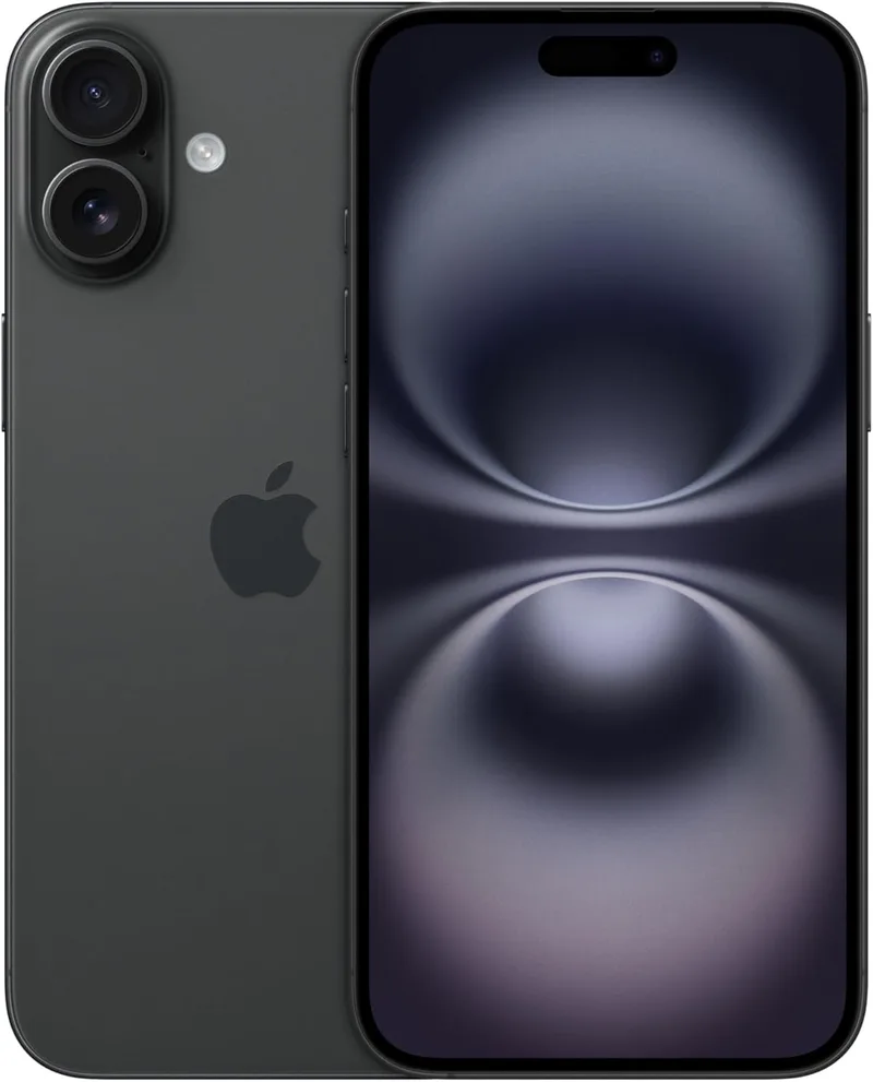 Apple ▫️ iPhone 16 Plus de 256 GB: Smartphone 5G com controlo da câmara, chip A18 e uma melhoria significativa na autonomia. Compatível com os AirPods; Preto