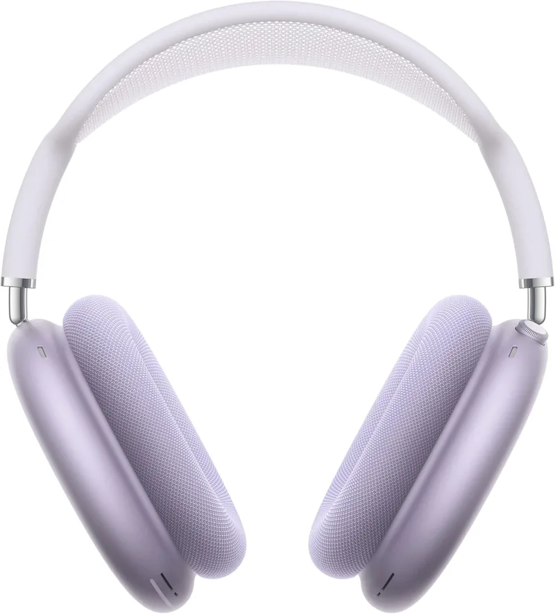 Apple ▫️ AirPods MAX: Auscultadores sem fios com arnês, cancelamento de ruído ativo de nível profissional, modo de som ambiente, áudio espacial personalizado, carregamento por USB-C, roxo