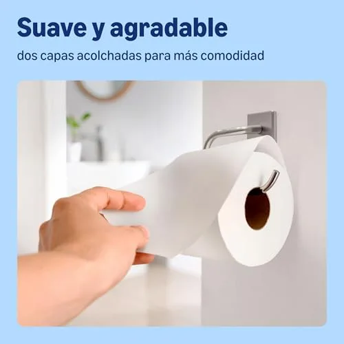 by Amazon ▫️ da Amazon – Papel higiénico (rolo grande), dupla camada, suave e delicado, 20 rolos (5 embalagens de 4), 500 folhas por rolo 4